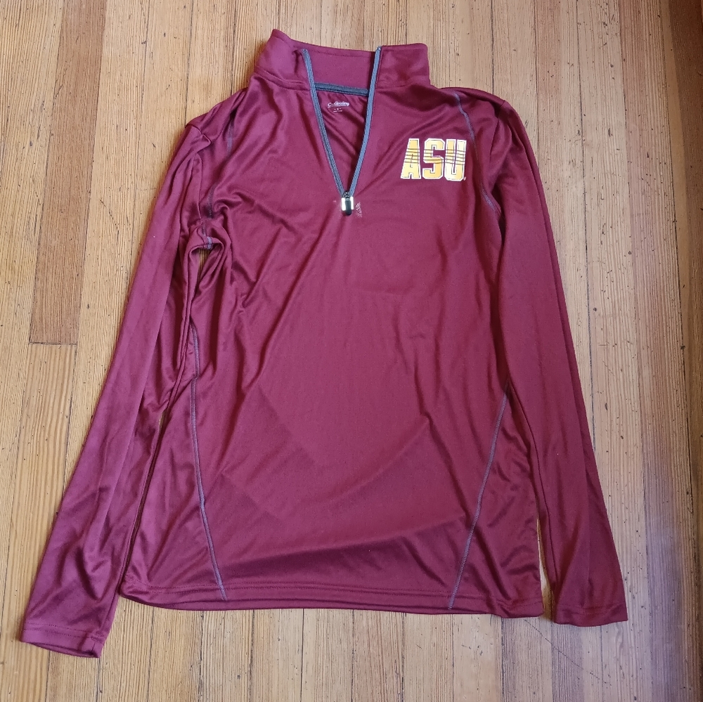 nwot ASU Arizona State University 1/4 zip